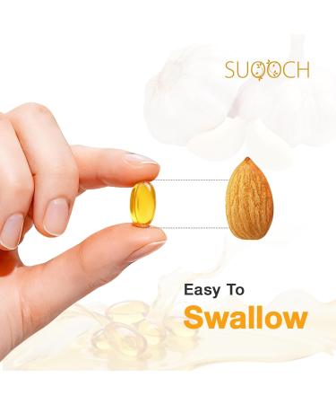 Aged Garlic Extract - 300 Count 10000mg Aged Garlic Supplements for Daily Wellness & Cardiovascular Wellness Routines Non-GMO All-Natural Softgels Pure Antiox Wellness - Buy Online on GoSupps.com