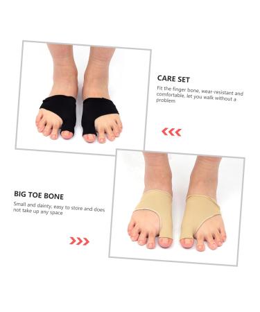 NOLITOY Bunion Brace & Foot Straightener - 2 Pairs Adjustable Sandals for Hallux Limitus - Protective Cover & Separator - Assorted Colors (10.5x7.5cm - Buy Online on GoSupps.com