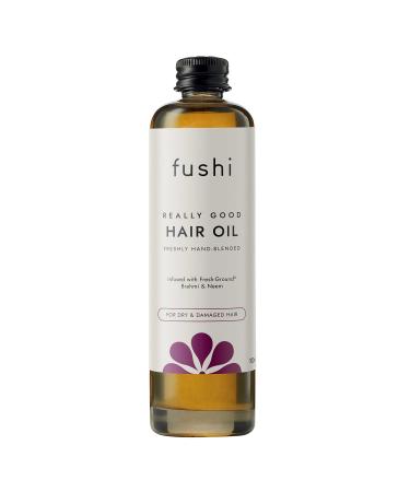 Fushi Really Good Hair Oil 100 ml | Rich in Antioxidants | Best for Dry & Damage Hair  Thinning Hair  Frizzy Hair | Ethical & Vegan Society Approved | Manufactured in The UK