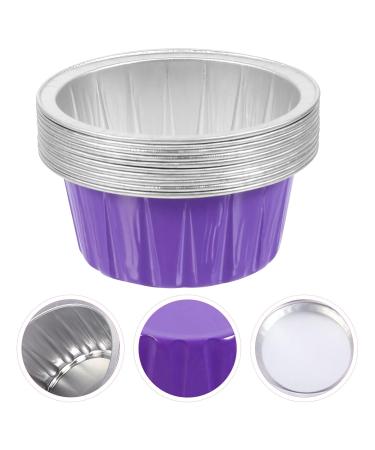 Portable 10-Hour Wax Melting Bowl | Hot Wax Warmer | Aluminum Foil Shell | Colorful Violet - 6.3x6.3cm - Buy Online on GoSupps.com