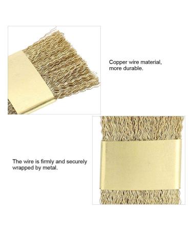 Premium Nail Art Copper Wire Brush - Cleaning Brush for Manicure | Gold Copper Wire Accessories for Perfect Nails - Buy Online on GoSupps.com