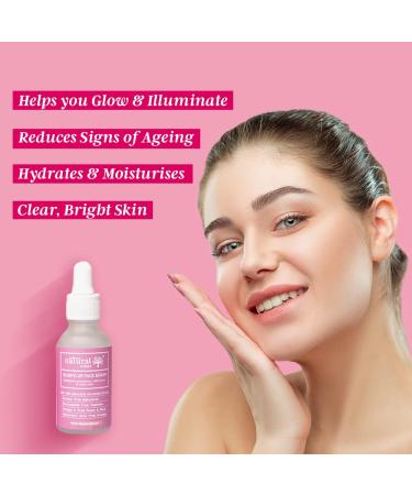 Natural Vibes Glow d Up Face Serum | 100% Plant-Based Niacinamide Vitamin C Retinol & Hyaluronic Acid | Clear Bright Hydrated Skin | Anti-Aging | 30 ml | Unisex - Buy Online on GoSupps.com