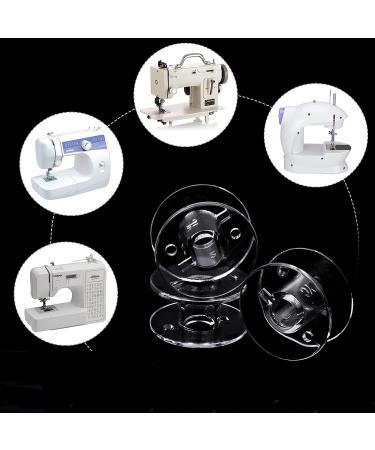 54 PCS Bobbins for Sewing Machine  Contains 2 Pack Transparent 25 Empty Slots Spools and Box  Extra 4 Plastic H-Shaped Floss Bobbins - Buy Online on GoSupps.com