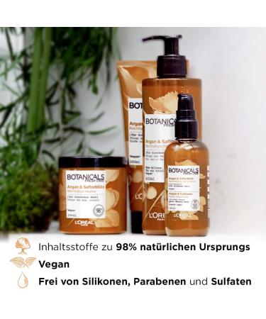 Botanicals Rich Rinsing for Dry Hair - Silicone-Free Argan & Safflower Blossom - 200ml Pack | Nourishing Deep Conditioning Treatment - Buy Online on GoSupps.com