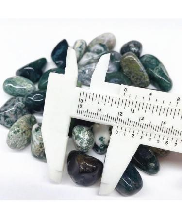 Wholesale Natural raw Moss Agate Crystals Tumbled Stone 15mm-22mm (Color : 200g) - Buy Online on GoSupps.com