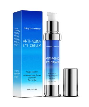 Anti-Aging Rapid Reduction Eye Cream, Instantly Reduces Wrinkles, Under-Eye Bags, Dark Circles and Lifts Skin - 15mL Blue