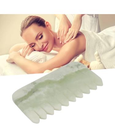 Jade Gua Sha Kamm - Portable & Comfortable Massage Tool for Relaxation | International Shipping Available - Buy Online on GoSupps.com