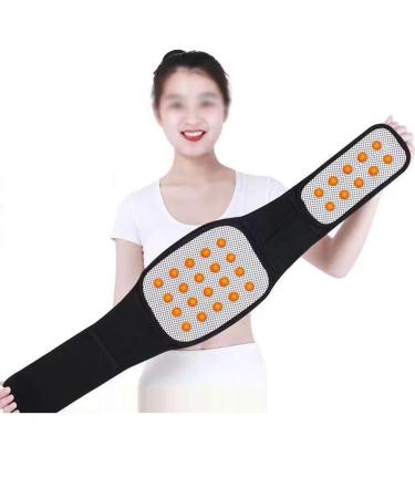 Self -heated back support lumbar support back support belt magnetic therapy waist support belt waist belts for the lower back for men and women (color: black size: s/small) s/small black