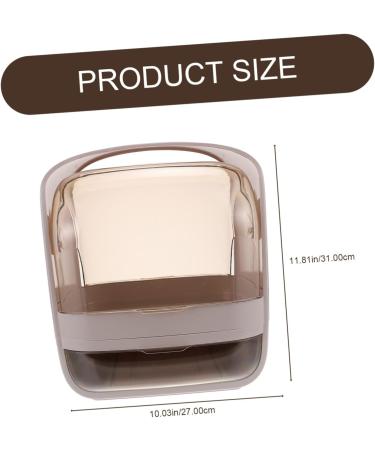 Housoutil Cosmetic Storage Box Decor Storage Boxes with Lids Makeup Home Supply - Eye Shadow Box Miss 21x19cm Pink - Buy Online on GoSupps.com