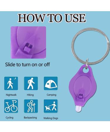 Buy MODOAO Mini LED UV Keychain Black Light Flashlight - 4 Pack UV Urine Detector for Dogs | International Shipping Available - Buy Online on GoSupps.com