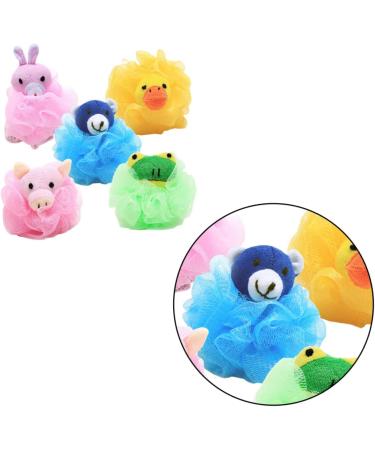 Beavorty 4pcs Bath Ball & Puff Set | Luxurious Bath Accessories & Spa Quality Bath Sponge for Ultimate Relaxation - Buy Online on GoSupps.com