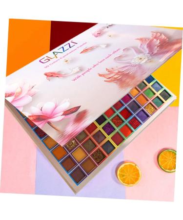 Angoily 1 Box Eyeshadow Palette Highlighters Makeup Pallette Eyeshadow Pallet Glitter Powder Cosmetics - Buy Online on GoSupps.com