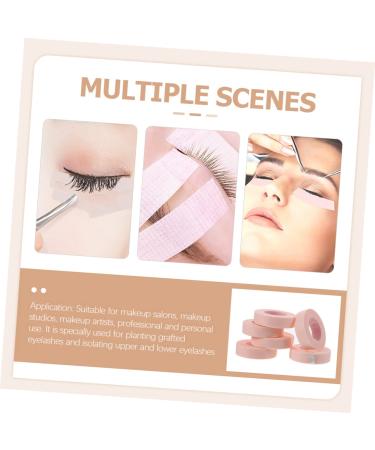 FRCOLOR 6 Pcs Eyelash Tape for Lash Extensions - Non-Woven Adhesive Pads Pink Makeup Tools for Professionals - 5x5cm Eyelash Grafting Tape - Buy Online on GoSupps.com