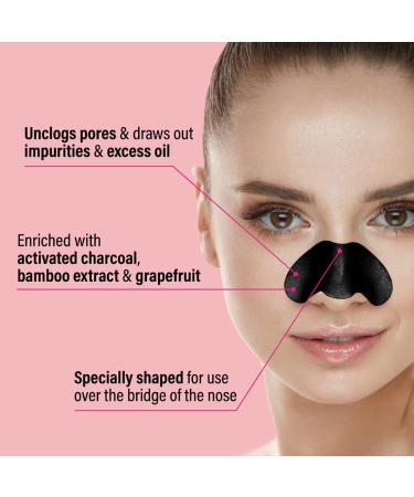 T-Zone Charcoal & Bamboo Nose Pore Strips - Unclog Pores & Remove Impurities 12 Pack - Buy Online on GoSupps.com