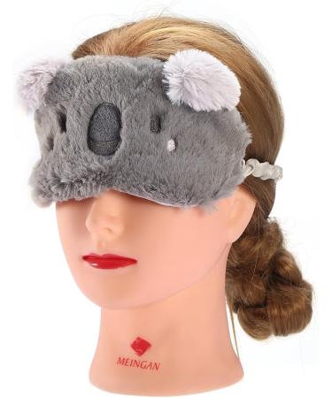 Koala Plush Sleeping Eye Mask - Cute Animal Design for Kids and Adults | Adjustable, Soft, and Elastic Eye Cover for Christmas, Winter, Travel - 5 Colors - Buy Online on GoSupps.com