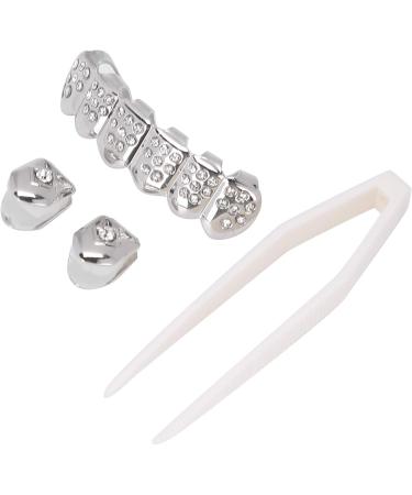 Gold Teeth Brace Unique Teeth Brace for Upper Teeth Concerts Hip Hop Fashion Shows Lower Teeth(Silver) - Buy Online on GoSupps.com