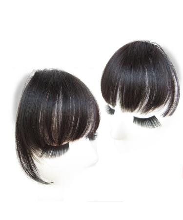 Remeehi Human Hair Clip-In Bangs | Straight Hair Extensions for Women | Seamless & Natural Look - Buy Online on GoSupps.com