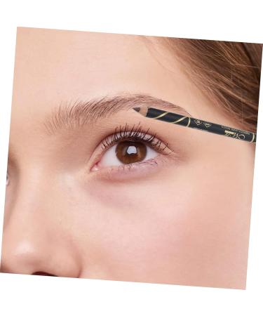 BELLIFFY 4pcs Two-in-one Eyebrow Pencil Eyebrow Makeup Pencils Black Eyebrow Pencil Brow Pencils Brown Wooden - Buy Online on GoSupps.com