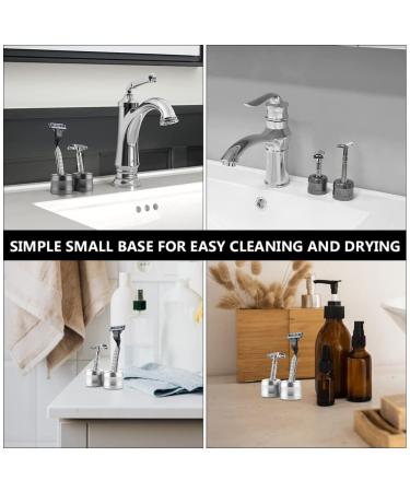 Minkissy Razor Holder Stand for Safety Razors | Electric Nasal Holder for Men | Aluminum Alloy Shaving Stand | Durable & Stylish Design | Perfect for Razors & Shaving Accessories - Buy Online on GoSupps.com