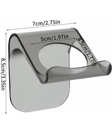 Hongjingda Self-Adhesive Razor Holder for Shower | Passpoy Free Men's Shaver Hook | Durable Bathroom Hanger in Black - International Shipping Available - Buy Online on GoSupps.com