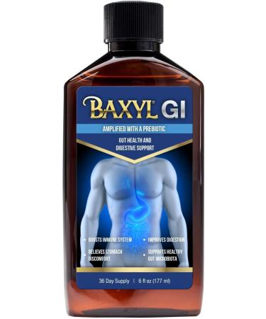 BAXYL  GI - Digestion Digestive Aid & Stomach Relief - GERD (Acid Reflux) IBS Crohn s - (Patented Formula Organic Vegan Made in USA) | 36 Day Supply - 6 Fl oz Original