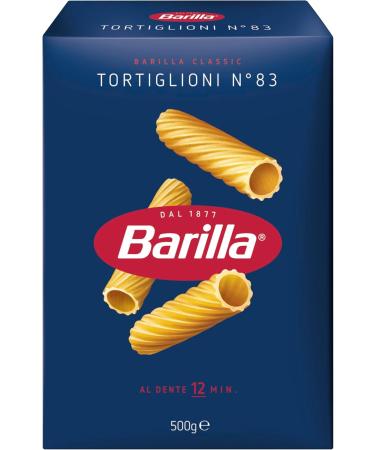  Barilla BARILLA TORTIGLIONI 500GR NATURAL FIBER MELTED Dough PRIMO - Buy Online on GoSupps.com