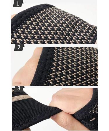 Faletony Wrist Bandage Set - Copper Wrist Support for Sports Fitness & Bodybuilding | Optimal Wrist Splint for Strength Training - Buy Online on GoSupps.com