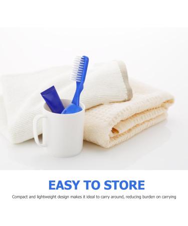 Healeved 3pcs Portable Tooth Cleaning Brushes - Durable Plastic Prison Toothbrushes for Effective Oral Care - Buy Online on GoSupps.com