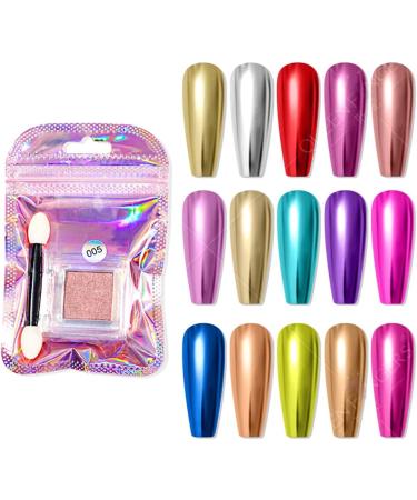 Nail Powder Colors 10 Set Beautiful Refill Set Dip Powder Colors Set 10 Colors Dipping Nail Powder Golden Pink Nail Dip Powder Kit - Buy Online on GoSupps.com