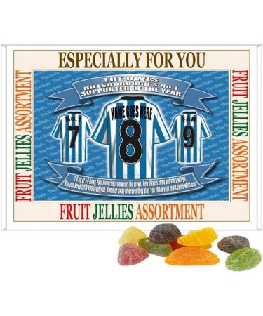 Sheff Wed Personalised Football Shirt Gift Boxed Sweets - Buy Online on GoSupps.com