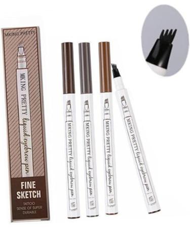 PLAFOPE 8 Pcs Eyebrow Makeup Tool Brow Pencil Eyebrow Pen Liquid Eyebrow Pen Waterproof Eyebrow Pen - Buy Online on GoSupps.com