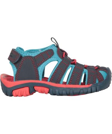 Mountain Warehouse Bay Sandals for Children - Comfortable Neoprene Flip Flops | Adjustable Autumn Winter Shoes 23 EU Dark Blue - Buy Online on GoSupps.com