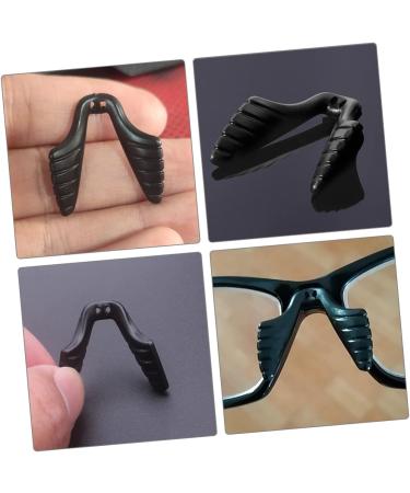 Coheali 4-Piece Glasses Nose Pads & Fastening Tools Set - Saddle Brace & Handle for Children's Glasses - Black Pebble Gel Sunglasses (2.8x2.5cm) | International Shipping Available - Buy Online on GoSupps.com