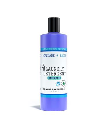 Best Liquid Laundry Detergent Soap (Concentrated) - Original Scent - Cascade + Falls - 32oz