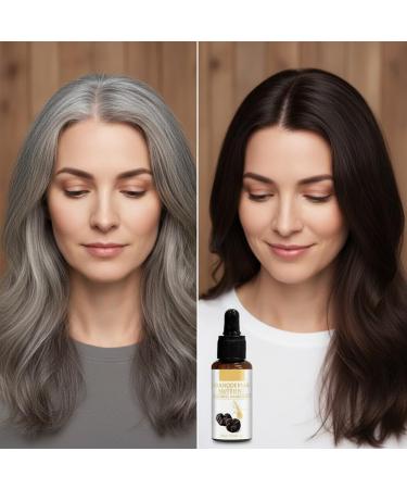 zowamap Antigreying Hair Serum Hair Darkening Serum Ganoderma Nutrient Natural Darkening Serum Restore Natural Color for Women Men 3PCS - Buy Online on GoSupps.com