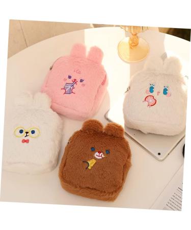 Anneome Girl Tampon Pouch 4pcs | Napkin Storage Bag | Travel Purse | Mini Zipper Pouch | Menstrual Pad Bag | Wet Dry Bag | Plush Napkin Holder - Buy Online on GoSupps.com