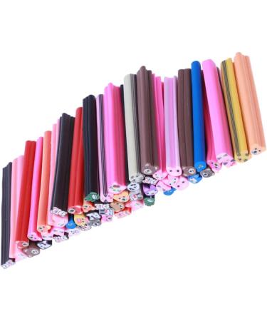 Healeved 100 Pcs Sticks Scrapbook Book Claycanes Diy Nail Art Applicator Brush Nailart Manicure Nails Stickers Fingertip Nail Rings Customizable Self Made Nail Art Stickers 3d Polymer Fruit mediumx2pcs As Shownx2pcs - Buy Online on GoSupps.com