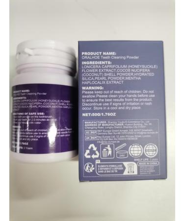 3 Days Tooth Powder Purple Teeth Cleaning Powder 3 In 1 Natural Pearl Probiotic Tooth Powder Instant Glowing Teeth Powder with Mint Refreshing Taste Reduce Stains and Yellow Effectively (1pc) 1.76 Ounce (Pack of 1) - Buy Online on GoSupps.com