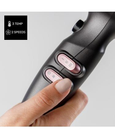 Taurus Hair Dryer Fashion 2600 Ionic 2600W 6 speed and temperature settings AC motor Ionic Care Cold air Diffuser & 2 concentrators Black - Buy Online on GoSupps.com