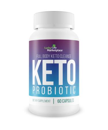 Keto Probiotic - 40 Billion Cfu - Promote Digestive Health Immune Health & Gut Health - Keto Friendly Probiotic - Full Body Keto Cleanse Aid - Reduced Bloating - Keto Probiotics for Men & Women
