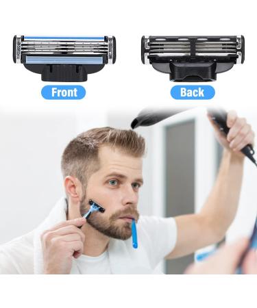 20 Replacement Blades for Men's Wet Razors | High-Quality Refill for 3-Blade Systems | Perfect for Barbers & Beard Care - Buy Online on GoSupps.com