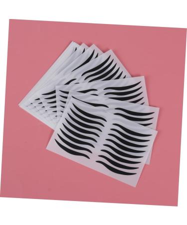 BIUDECO 240 Pairs Eye Make-up Stickers Temporary Liner Eyeshadow Double Eyelid Tape Eyeliner Sticker Black - Buy Online on GoSupps.com