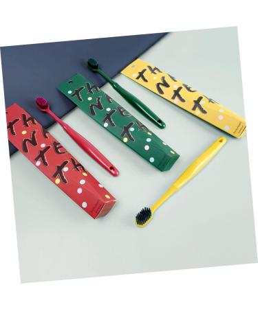 Gleavi Foster Tools: 4-Piece Soft Fur Care Toothbrush Set - Wide Head Household Accessories for Loving Care - Buy Online on GoSupps.com