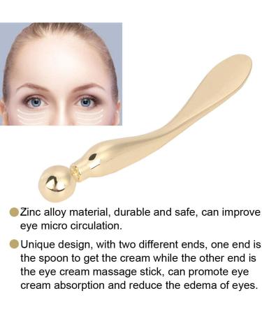 Fockety Masque en M tal L ger Soci de Massage la Cr me pour les Yeux Zaglagungsstlag pour la Peau des Yeux Mini-taille Dor e pour une Utilisation Facile - Buy Online on GoSupps.com