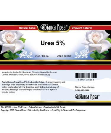 Urea 5% Salve Ointment with Silk Protein - 2 oz | Hydrating Skin Treatment - International Shipping Available - Buy Online on GoSupps.com