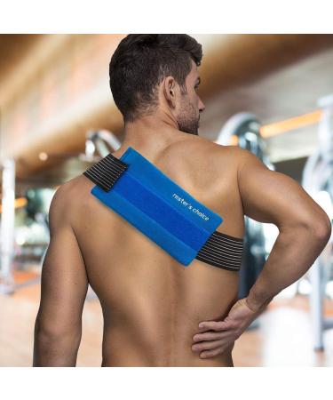 Rester's Choice 5x9 Gel Cold & Hot Packs (2 Ice Packs) with Adjustable Wrap - Reusable for Hip, Shoulder, Knee, Back Pain - Buy Online on GoSupps.com