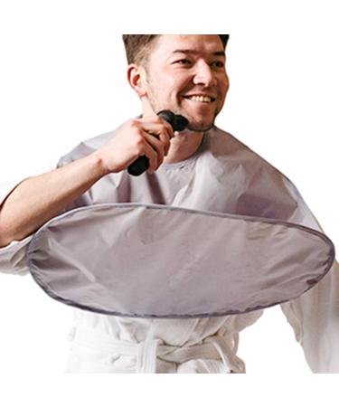 Loupsiy razor - shaving apron |Foldable beard catcher for shaving light washable facial hair for men father husband father's day gift gray 1