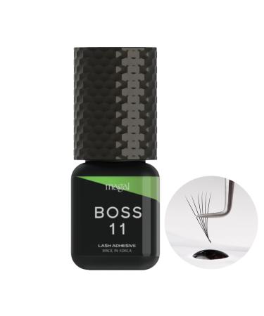 MAGAL Eyelash Extension Glue for Professional Lash Technician | 0.5Sec Dry | Retention 7weeks | 0.17fl.oz - 5ml |Extra Strong Adhesive for Lash Extension (BOSS 11) Extra Strong Hold for Artist