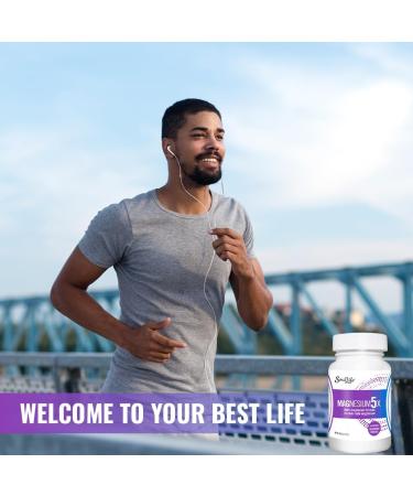SoulLife Magnesium5X 5-in-1 Magnesium Complex for Men & Women Supports Muscle Function Relaxation Energy Production & Electrolyte Balance 30 Servings / 90 Vegetarian Capsules - Buy Online on GoSupps.com