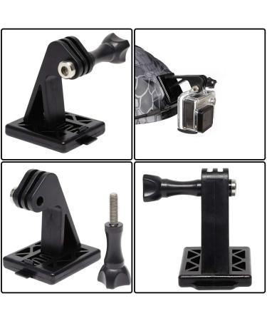 Picatinny Rails GoPro Camera Mount for Airsoft Guns & Helmets (2 Pack, Black) - Buy Online on GoSupps.com